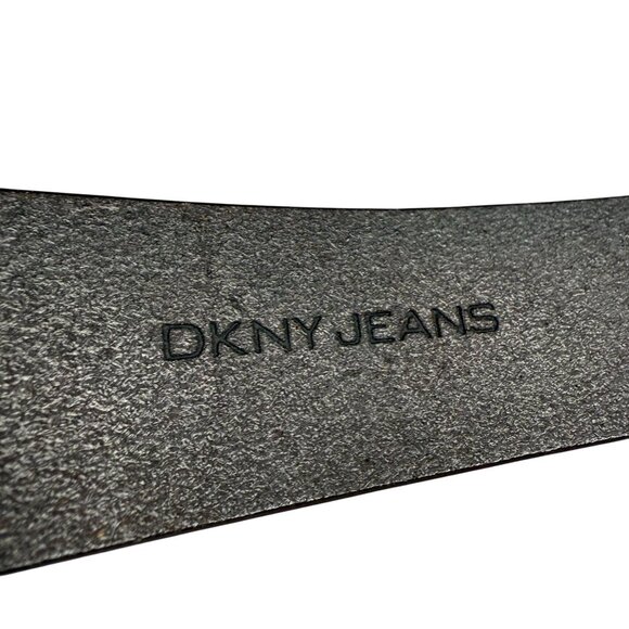 DKNY Jeans Genuine Leather Belt Women\'s Small Minimalist Utility Classic Brown main image 5